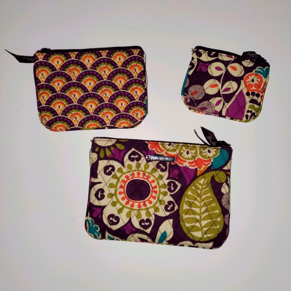 NWOT Vera Bradley Cosmetic Trio